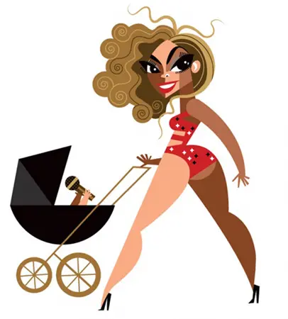 Beyonce - Dibujo de Pablo Lobato