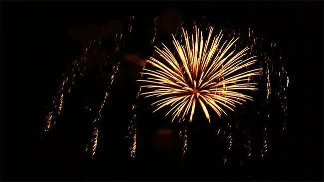 La noche de la fiesta.