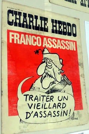 Franco asesino - Portada de Charlie Hebdo