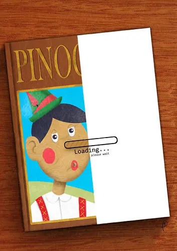 Quinto Premio del XIII Concurso Internacional de Humor Gr&aacute;fico sobre Nuevas Tecnolog&iacute;as. /  Helder Teixeira Peleja, Portugal