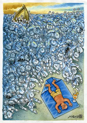 XIXPortoCartoon - Segundo Premio Turismo/ Jitet Kustana, Indonesia