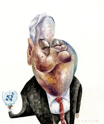 XIXPortoCartoon- Antonio Guterres - 2&ordm; Premio /  Turcios, Espa&ntilde;a