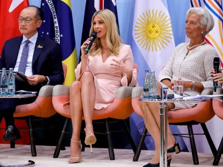 Ivanka relev&oacute; a su padre frente a los l&iacute;deres globales. / RRSS