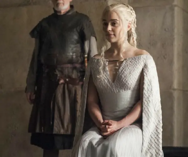 Emilia Clarke, actriz, como Daenerys Targaryen. HBO (5)