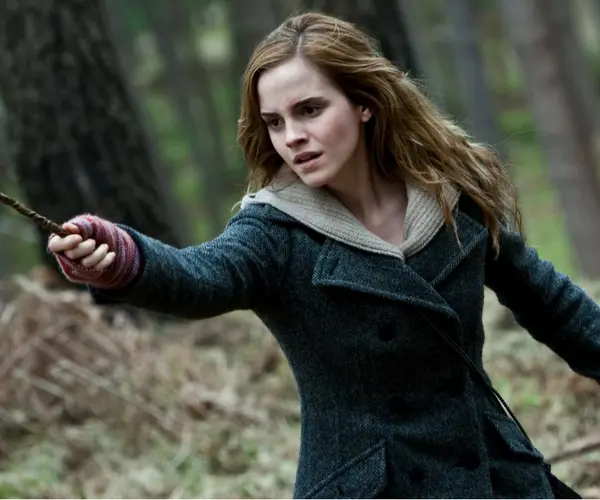 Emma Watson como Hermione Granger. Productora.