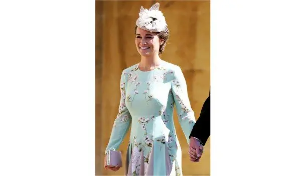 Pippa Middleton, hermana de Kate Middleton, vestida por The Fold. RR SS