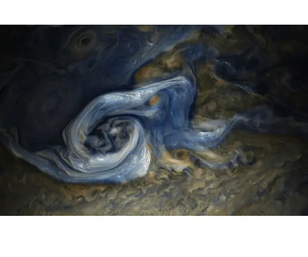 Imagen de J&uacute;piter captada por la sonda Juno. NASA (12)