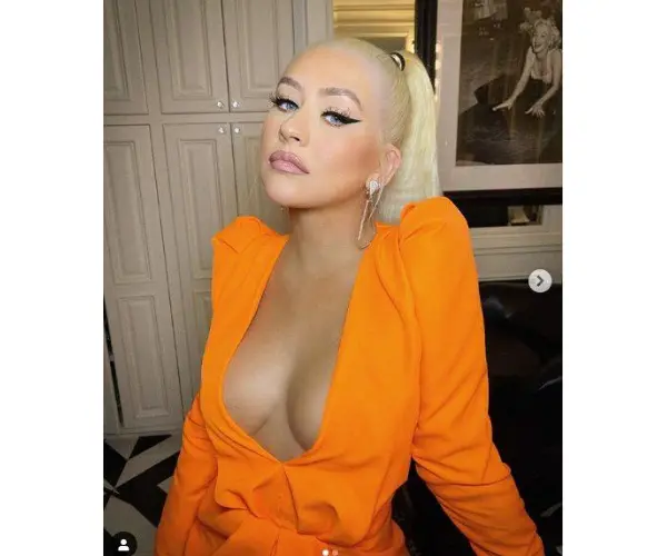 Christina Aguilera, cantante. Instagram.
