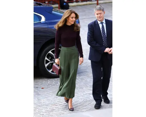 Pantalones palazzo o de pierna suelta. Kate Middleton. RR SS.