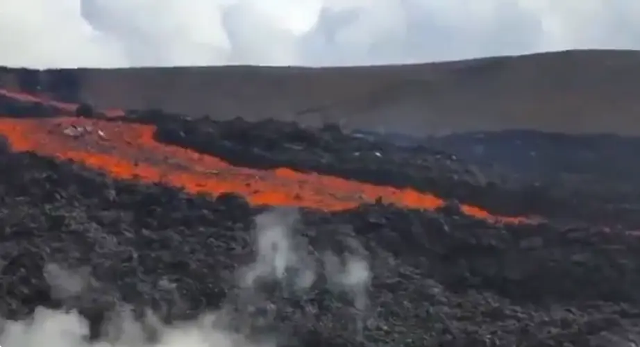 Ladera del volcán Cumbre Vieja en La Palma.