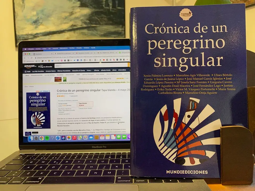 Portada del libro Crónica de un peregrino singular. / Mundiediciones