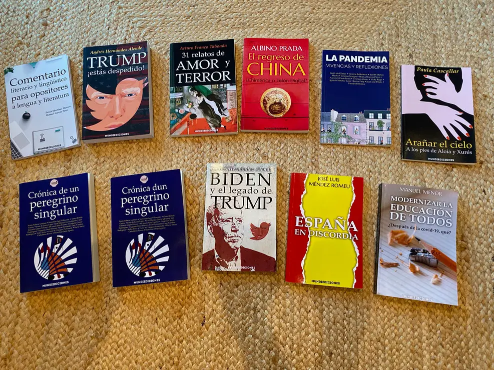 Libros de Mundiediciones. / Mundiario