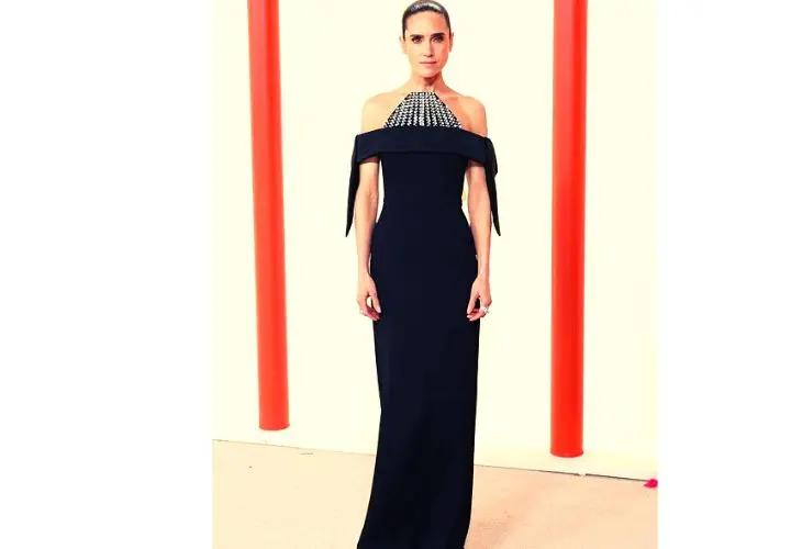 Jennifer Connelly, actriz; vestida de Louis Vuitton. RR SS.