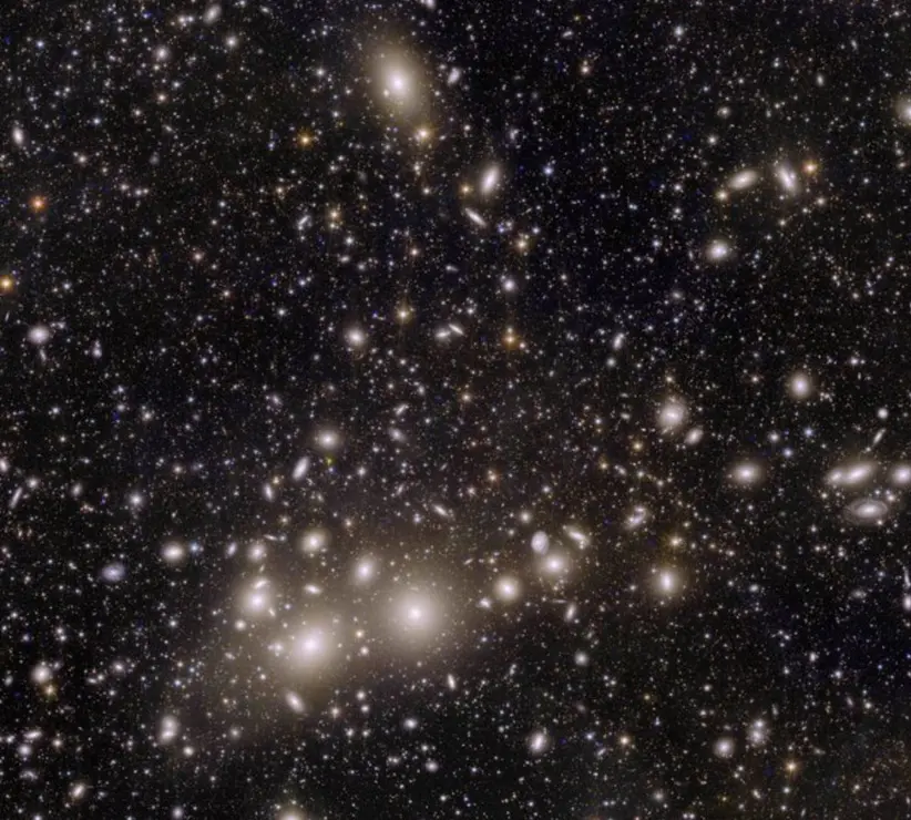 C&uacute;mulo de Perseo captado por Euclid. / Agencia Espacial Europea (ESA).