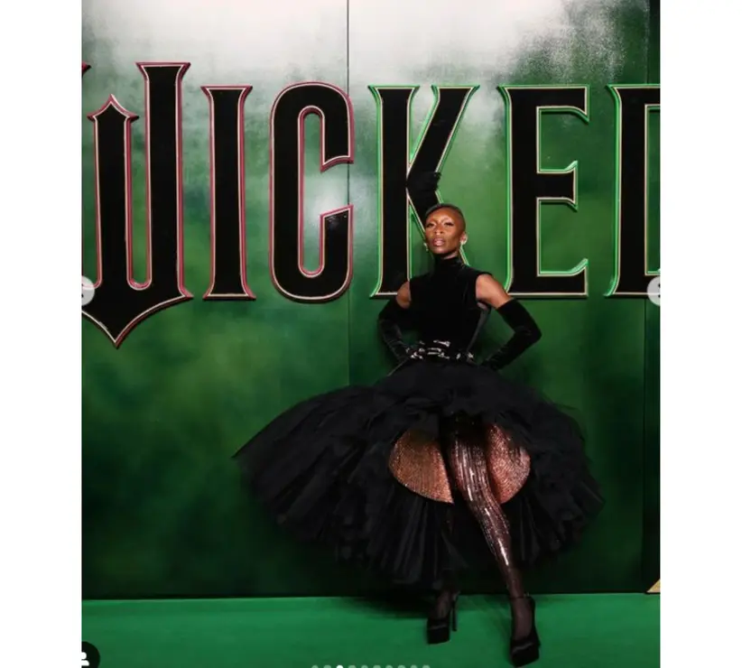 Cynthia Erivo, actriz y cantante. / @cynthiaerivo.