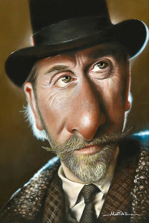 X World Humor Awards, Segundo Premio en Caricatura Personal, Tim Roth /  Philippe Moine, Francia