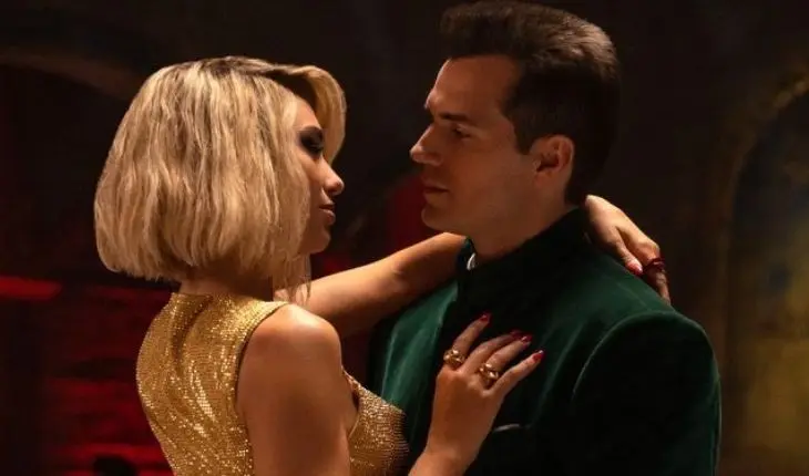 Henry Cavill y Dua Lipa en la pel&iacute;cula Argylle. / Productora.