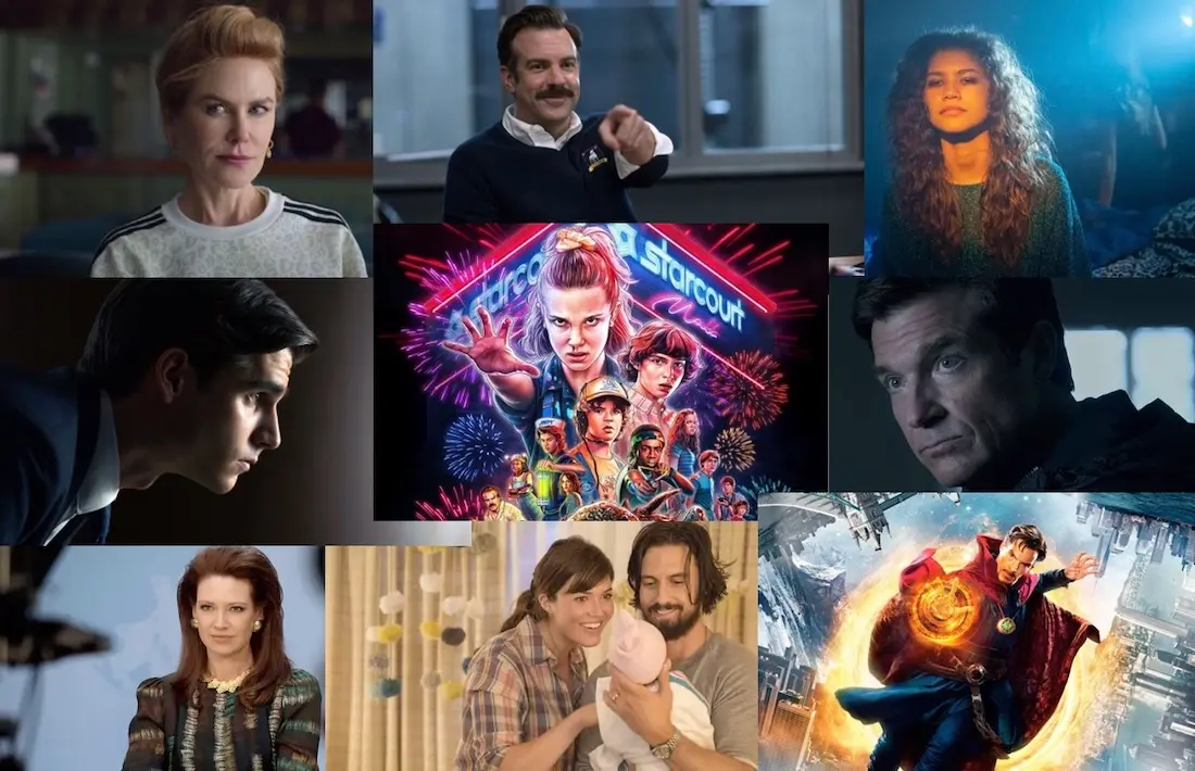 Collage de cine y series.