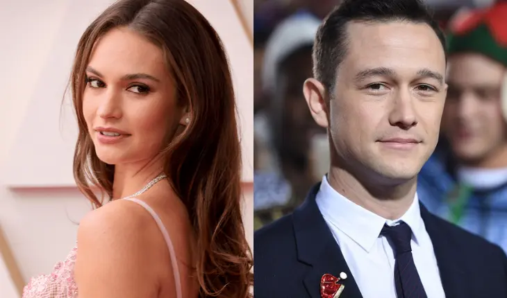 Lily James y Joseph Gordon-Levitt, actores. / RRSS.