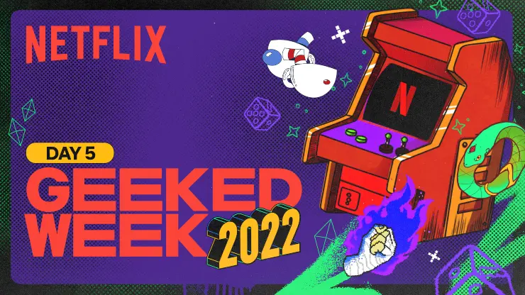 P&oacute;ster oficial de la Geeked Week: videojuegos. / Netflix