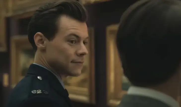 Harry Styles en la pel&iacute;cula My Policeman. / Prime Video.