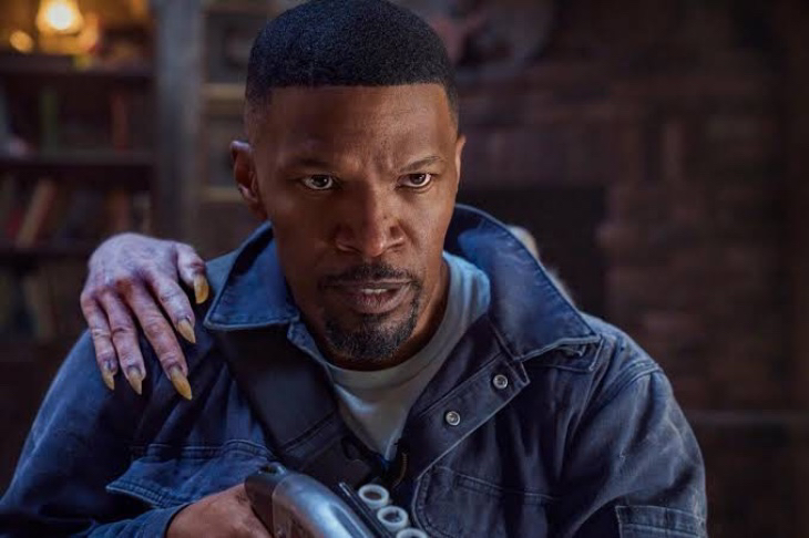 Jamie Foxx en Turno de d&iacute;a.  @netflix