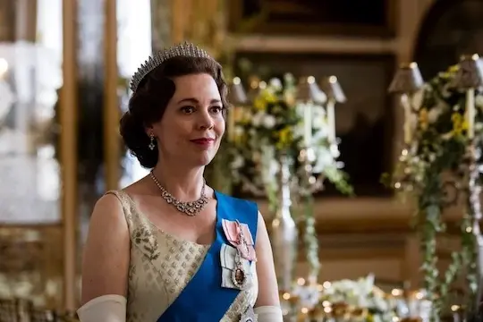Olivia Colman en The Crown.