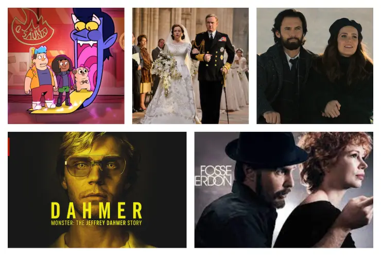 Fosse&nbsp;& Verdon, Dead End, This Is Us, The Crown y Dahmer forman parte de la lista. / MUNDIARIO