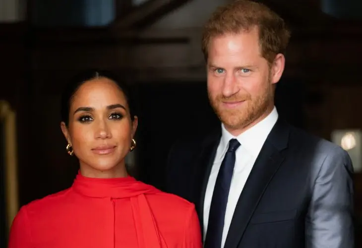 Meghan Markle y el pr&iacute;ncipe Harry, duques de Sussex. / @misanharriman.