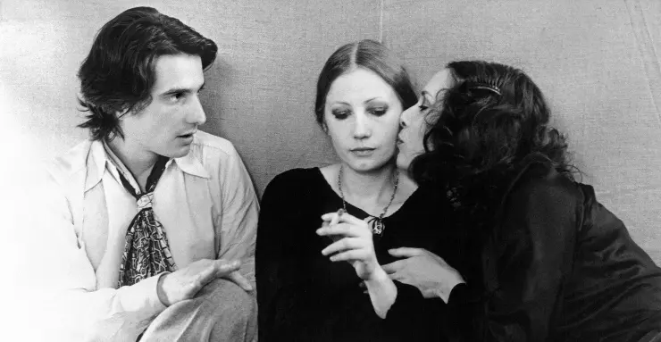 Jean-Pierre L&eacute;aud, Bernadette Lafont y Fran&ccedil;oise Lebrun protagonizan la cinta. / Filmin