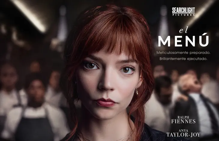 Anya Taylor-Joy en p&oacute;ster de El menu. / 20th Century Studios