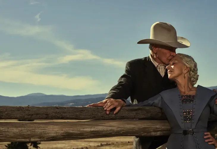Harrison Ford y Helen Mirren en las primeras im&aacute;genes de 1923. Paramount+