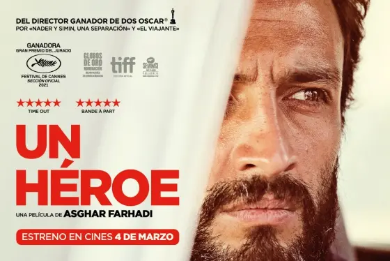C&aacute;rtel anunciado de la pel&iacute;cula "Un h&eacute;roe", de Farhadi