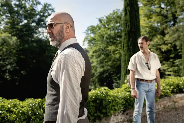 Eric Cantona durante la pel&iacute;cula francesa Alias