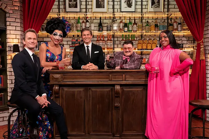 Neil Pattrick Harris y Bianca del Rio en Drag Me To Race