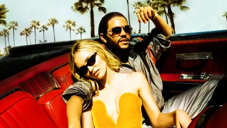 Lily Rose-Depp y The Weeknd en The Idol. HBO Max