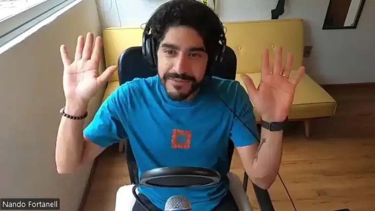 Nando Fortanell en entrevista. / Pablo Silva