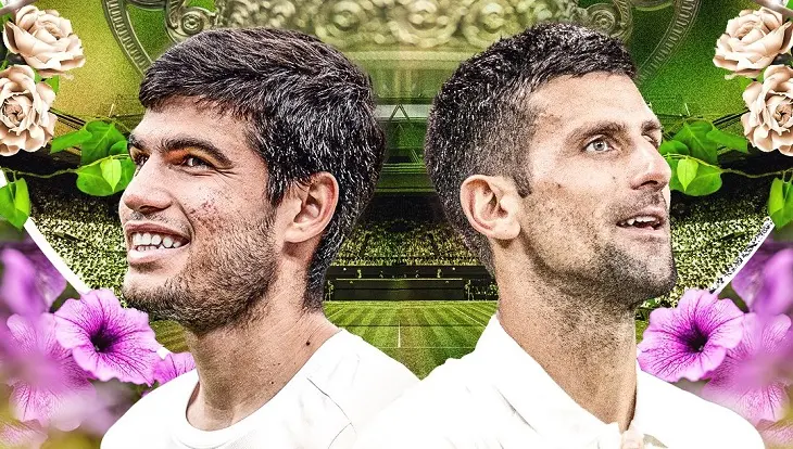 Carlos Alcaraz y Novak Djokovic jugar&aacute;n la final de Wimbledon. @Wimbledon