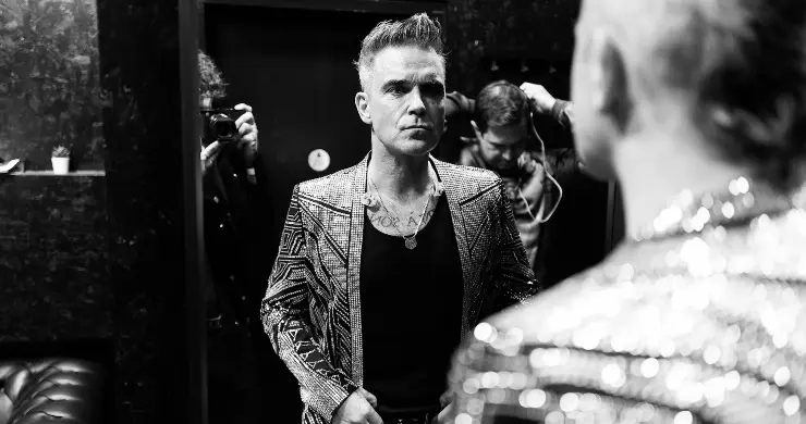 Robbie Williams docuserie. / Netflix