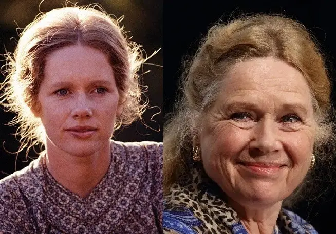 Dos retratos de Liv Ullmann: cuando joven, y actual.