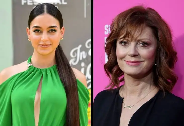 Melissa Barrera, actriz; y Susan Sarandon, actriz. / RR SS.