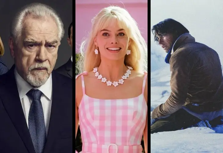 Fortogramas de Succession, Barbie y La sociedad de la nieve. / RR SS.
