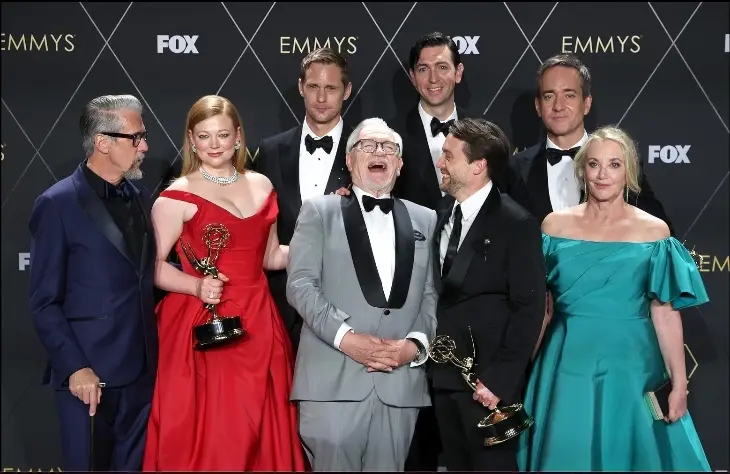 Elenco de Succession en los Emmy Awards. / IMDb