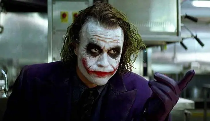 Heath Ledger y su memorable Joker en Batman: Dark Knight. / Productora