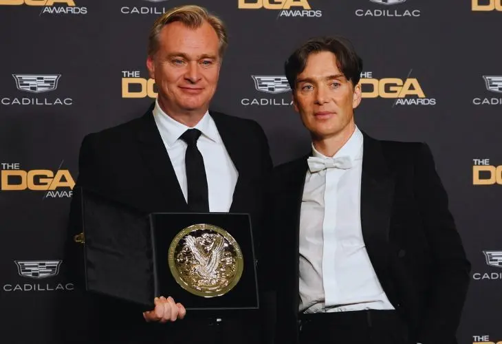 Christopher Nolan, director; y Cillian Murphy, actor. / RR SS.