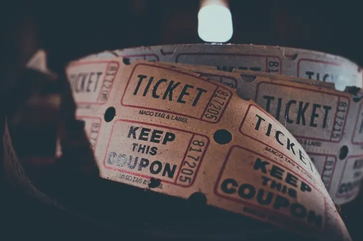 Ticket de cine. / Pixabay