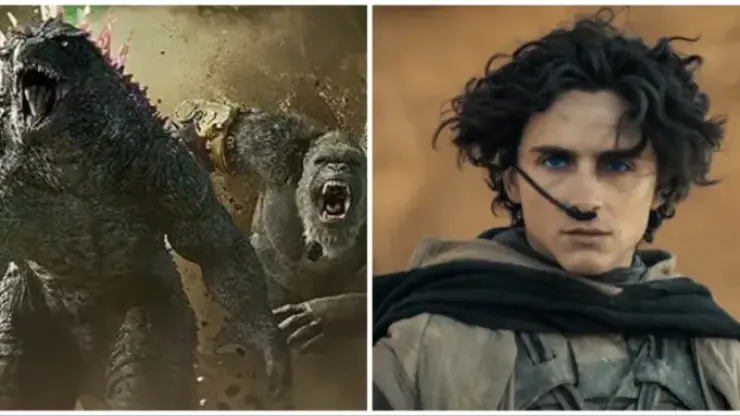Dune 2 y Godzilla x Kong. / RRSS