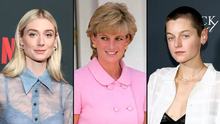 Elizabeth Debicki y Emma Corrin como la princesa Diana. / RRSS
