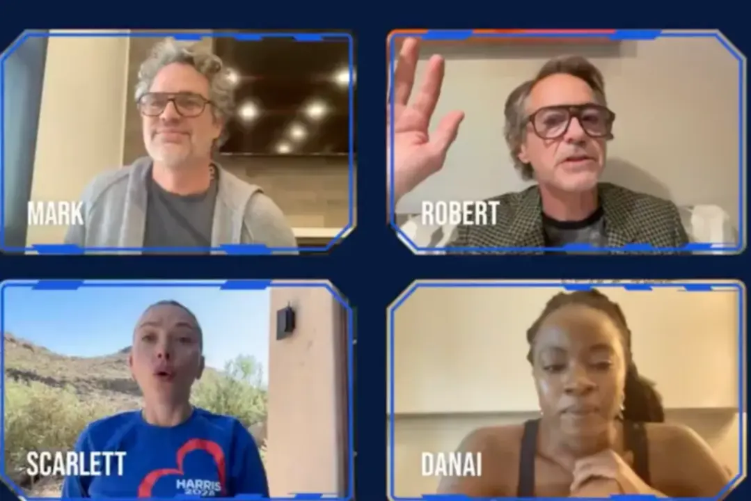 Avengers unidos por Kamala Harris. / RRSS