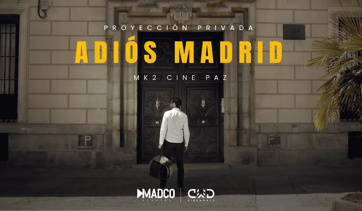 Adi&oacute;s Madrid, p&oacute;ster. / YouTube
